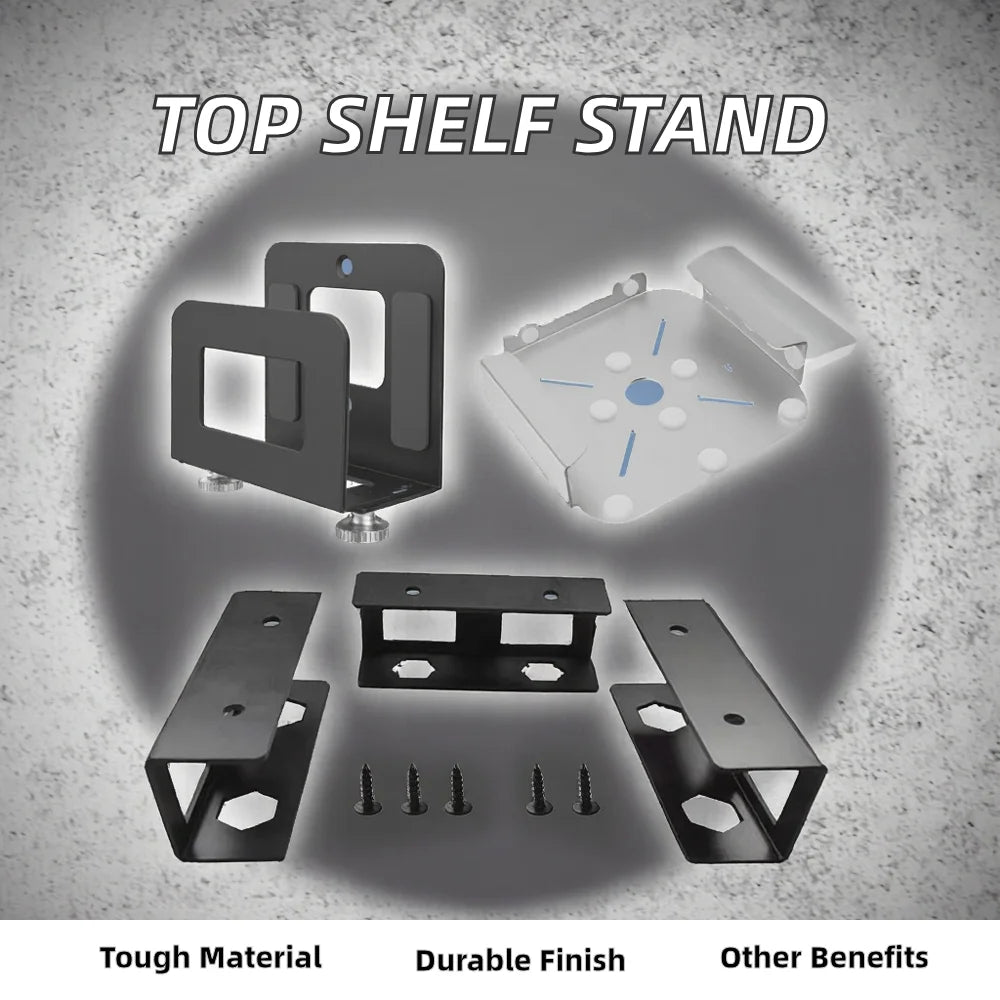 Single-Sided Metal Shelf Bracket for Laptop Storage Stands