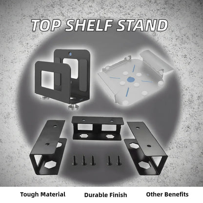 Single-Sided Metal Shelf Bracket for Laptop Storage Stands