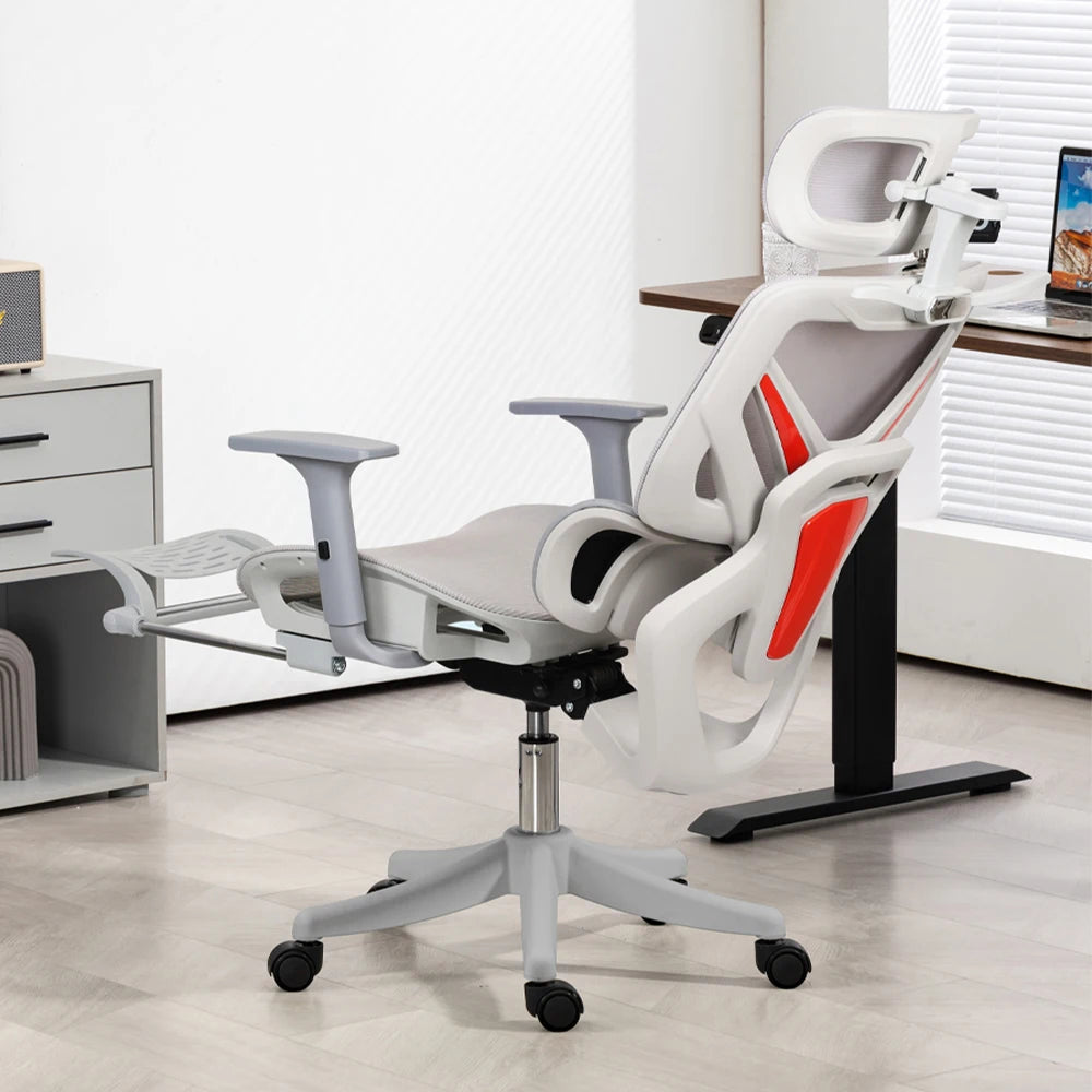 Apex Ergonomic High Back Office Chair with Footrest & Adjustable Headrest