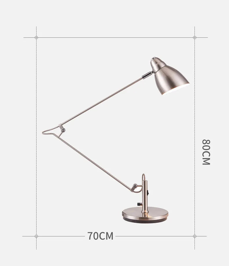 Apex Vienna Hotel Adjustable Metal E27 Desk Lamp – Rocker Table Light