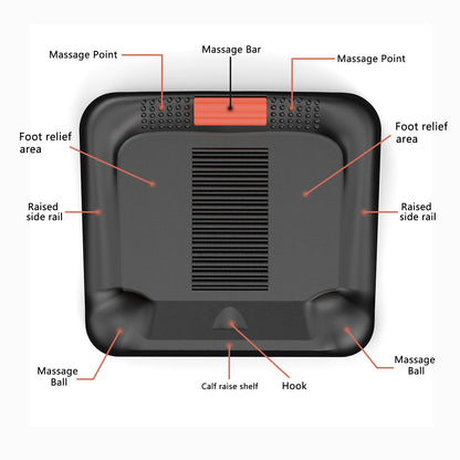 Apex Ergonomic PU Anti-Fatigue Standing Desk Mat with Foot Massage