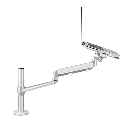 Apex Adjustable Height Aluminum Gas Spring Monitor & Laptop Arm