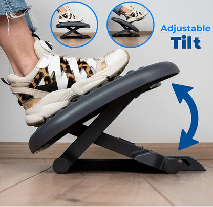 Apex Adjustable HIPS Plastic Massage Footrest Under Desk