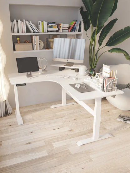Apex Modern Dual Motor L-Shaped Standing Desk