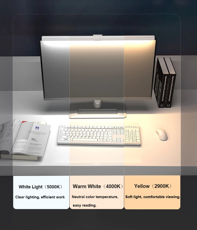 Apex LED Monitor Light Bar – Eye-Care Task Lamp