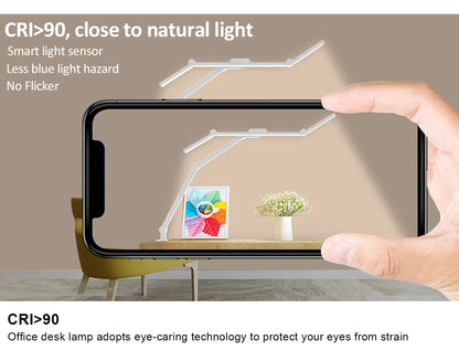 Apex Flexible Gooseneck LED Desk Lamp – 24W Clamp-On Task Light