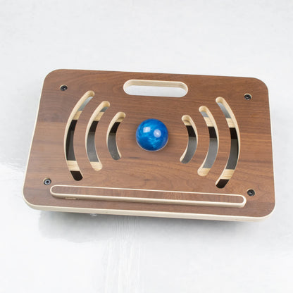 Apex Wooden Ergonomic Footrest with Anti-Slip Rubber Strips