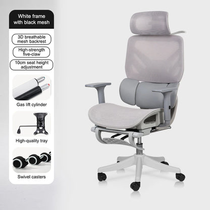 Apex Ergonomic High Back Office Chair with Footrest & Adjustable Headrest