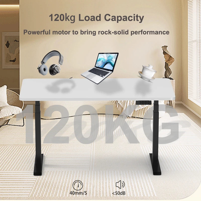 Apex Dual Motor Electric Standing Desk with Anti-Collision