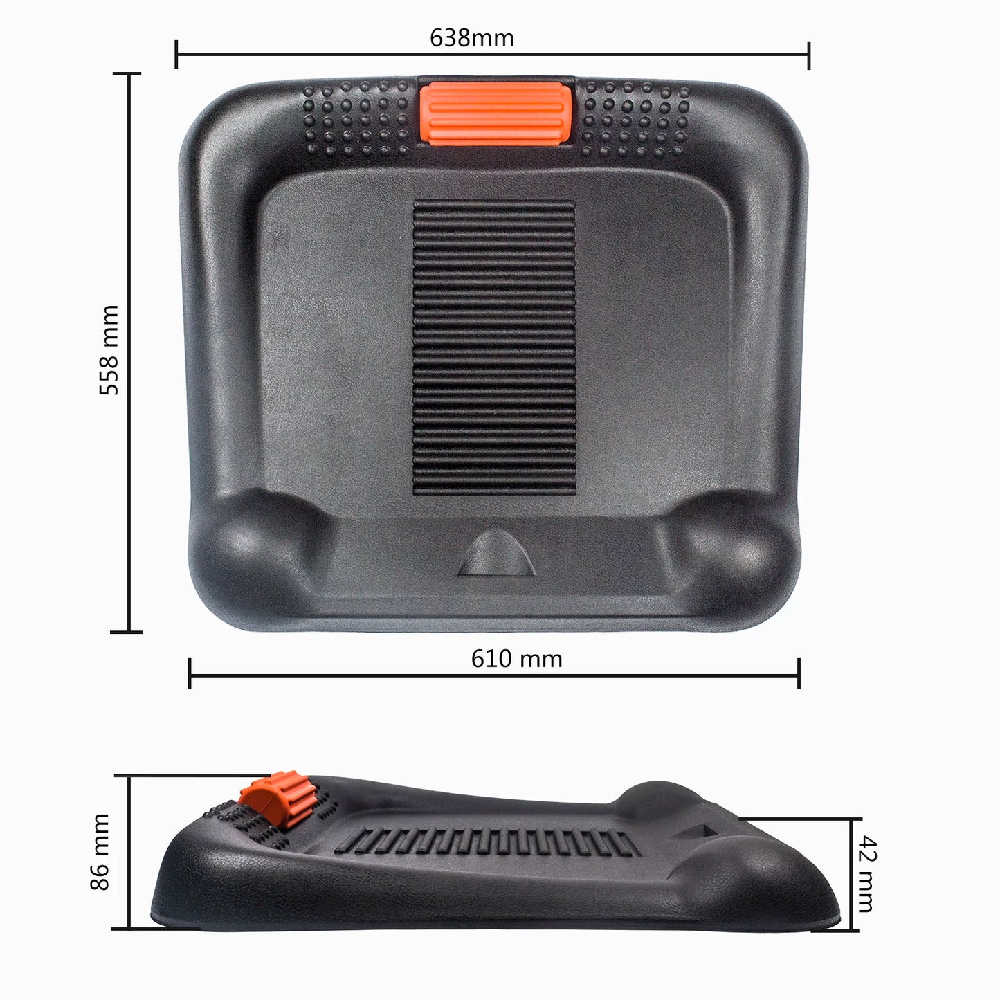 Apex Ergonomic PU Anti-Fatigue Standing Desk Mat with Foot Massage