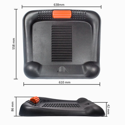 Apex Ergonomic PU Anti-Fatigue Standing Desk Mat with Foot Massage