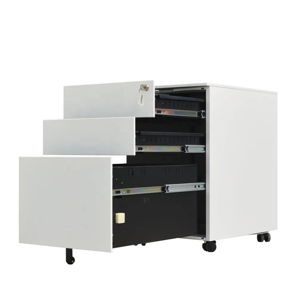 Apex Mobile File Pedestal Cabinet – Locking Steel Storage Unit