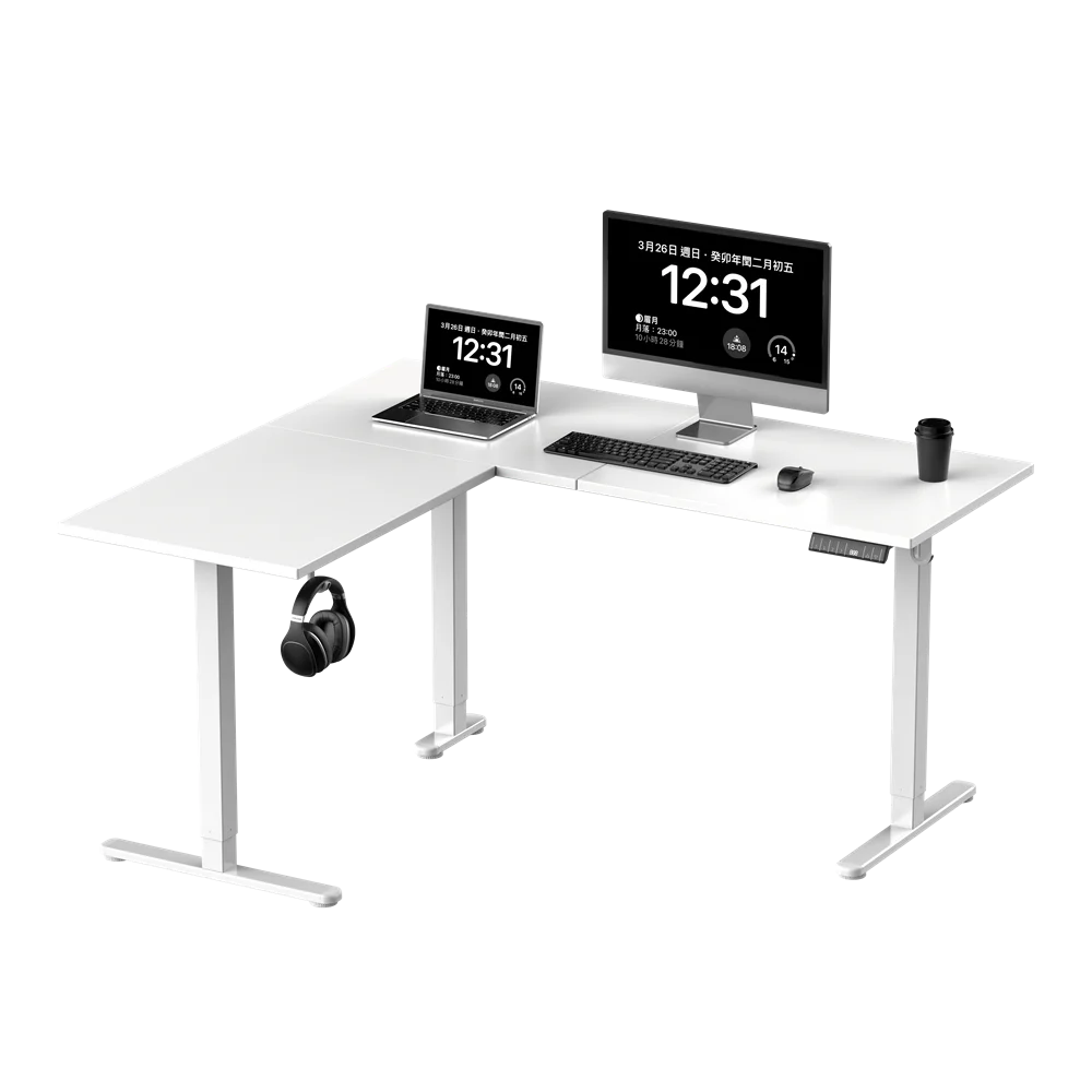 Apex Modular L-Shaped Standing Desk