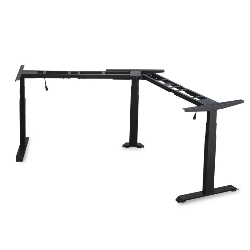 Apex L-Shaped Corner Desk Frame with Dual Motor