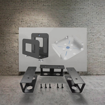 Single-Sided Metal Shelf Bracket for Laptop Storage Stands