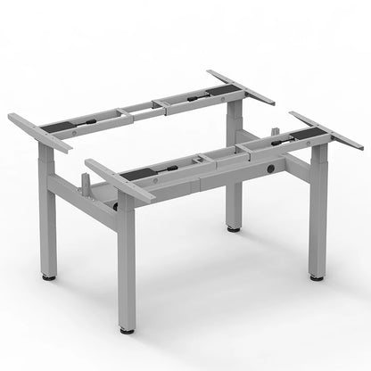 Apex 4-Motor Dual Workstation Desk Frame—Commercial Back-to-Back Configuration