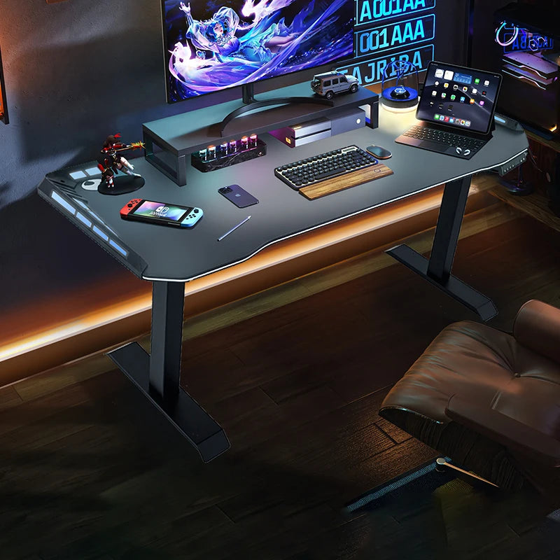 Apex Ergonomic LED Electric Gaming Desk