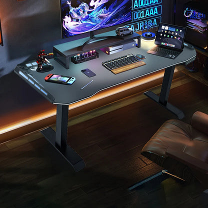 Apex Ergonomic LED Electric Gaming Desk