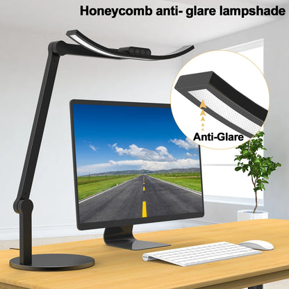 Apex Swing Arm E-Reading Eye-Care LED Desk Lamp