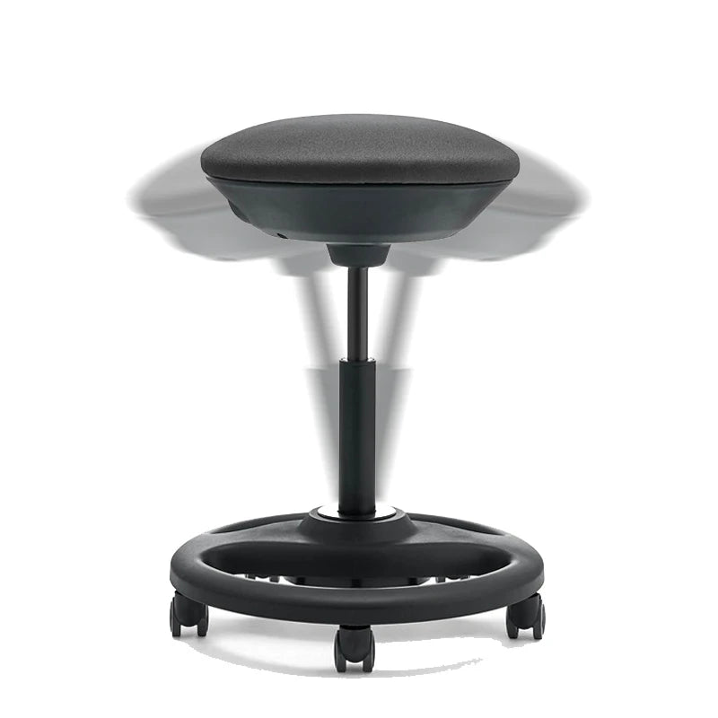 Apex Active Balance Stool with Casters & Adjustable Seat Height