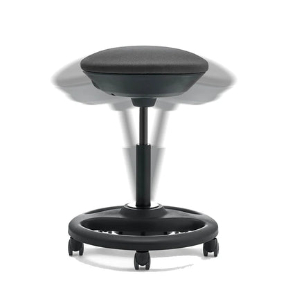 Apex Active Balance Stool with Casters & Adjustable Seat Height