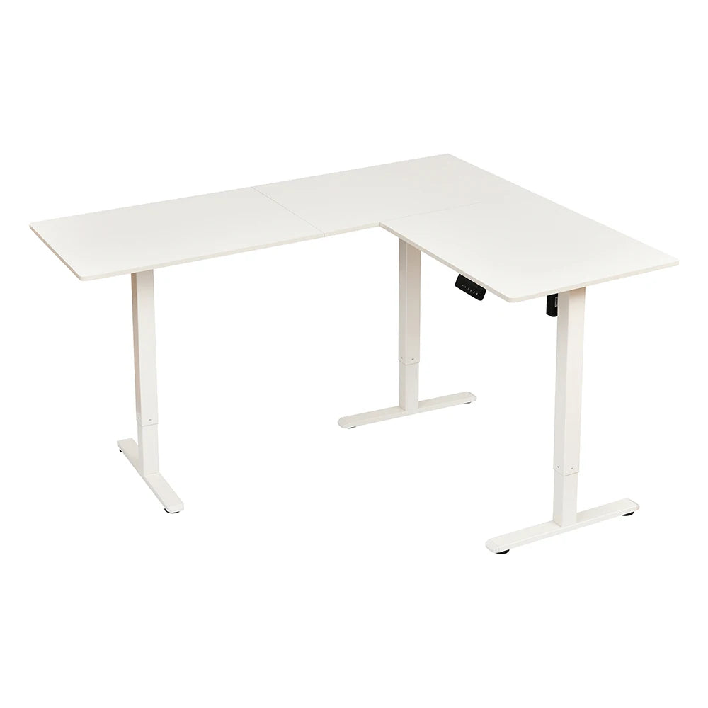Apex Elite Tri-Motor L-Shaped Gaming Standing Desk—330LB Capacity