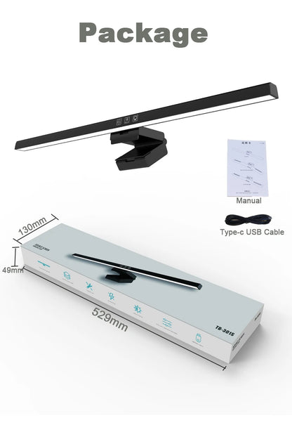 Apex LED Monitor Light Bar – Eye-Care Task Lamp