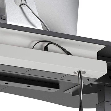 Apex Under Desk Steel Cable Management Tray with Side Rails