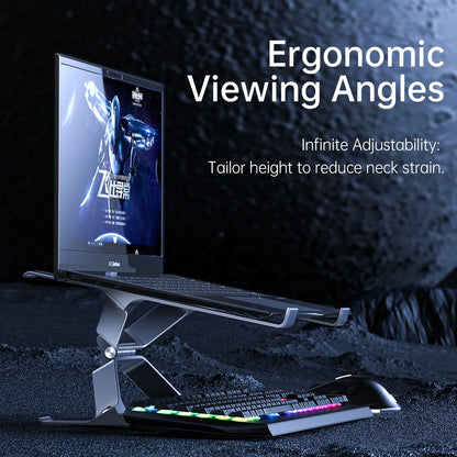 Apex Height-Adjustable Aluminum Laptop Stand for 15.6" Laptops