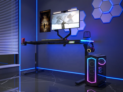 Apex Modern Dual Motor Foldable Gaming Desk