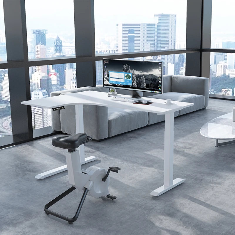 Apex Premium Dual Motor L-Shaped Standing Desk
