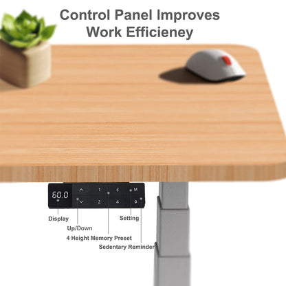 Apex Dual Motor Electric Standing Desk with Anti-Collision