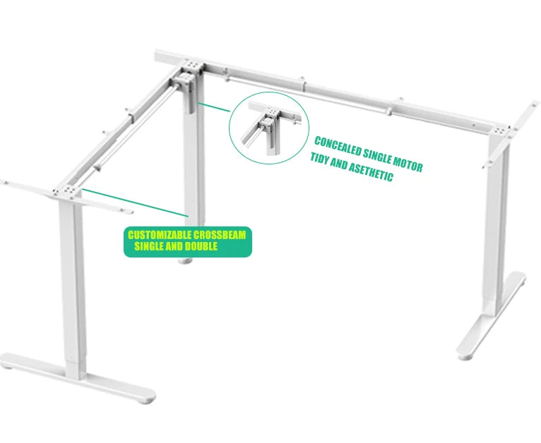 Apex Modular L-Shaped Standing Desk
