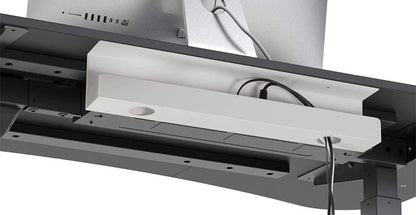 Apex Under Desk Steel Cable Management Tray with Side Rails