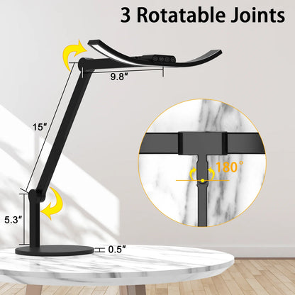 Apex Swing Arm E-Reading Eye-Care LED Desk Lamp