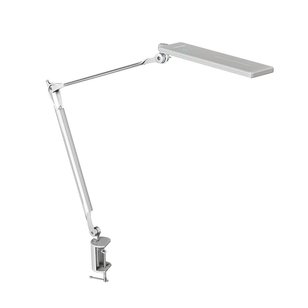 Apex Adjustable Aluminum LED Desk Lamp – Stepless Dimming Task Light
