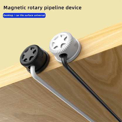 Apex Magnetic Silicone Cable Clips with Adhesive Base – Multi-Purpose Organizer