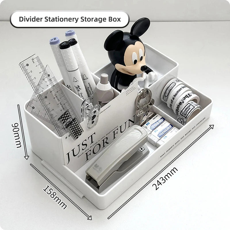 Apex Multifunctional Plastic Desktop Organizer – Stackable Storage Set