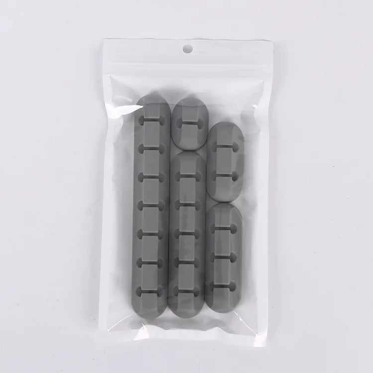 Apex Self-Adhesive Silicone Cable Organizer – Multi-Hole Design