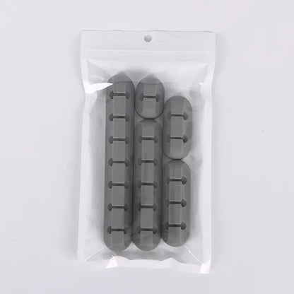 Apex Self-Adhesive Silicone Cable Organizer – Multi-Hole Design