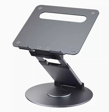 Apex Height-Adjustable 360° Rotating Aluminum Laptop Stand