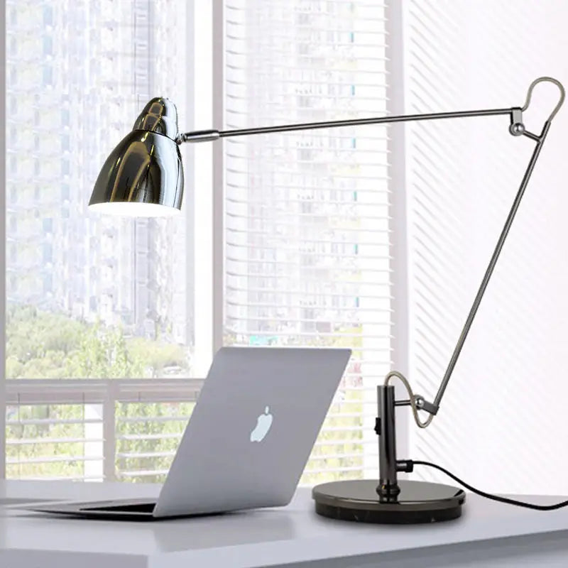 Apex Vienna Hotel Adjustable Metal E27 Desk Lamp – Rocker Table Light