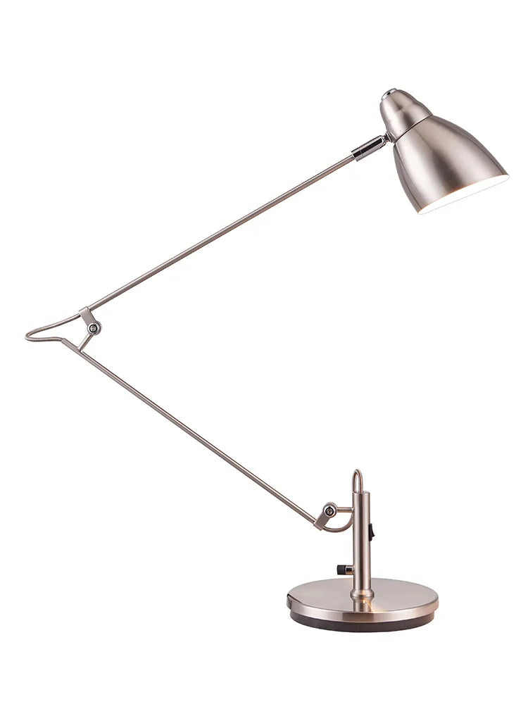Apex Vienna Hotel Adjustable Metal E27 Desk Lamp – Rocker Table Light