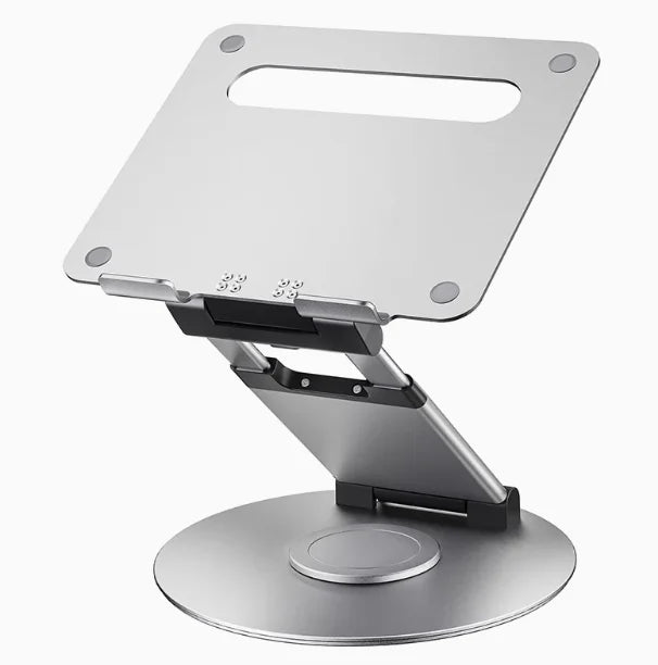 Apex Height-Adjustable 360° Rotating Aluminum Laptop Stand