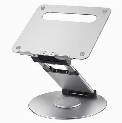 Apex Height-Adjustable 360° Rotating Aluminum Laptop Stand