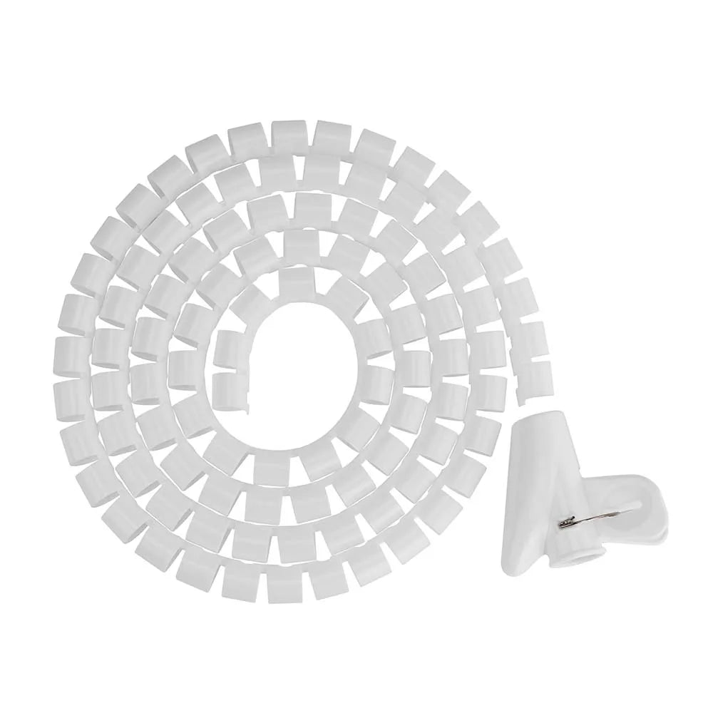 Apex Coiled Cable Sleeve Organizer – Flexible & Expandable Wire Protector