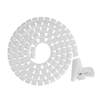 Apex Coiled Cable Sleeve Organizer – Flexible & Expandable Wire Protector