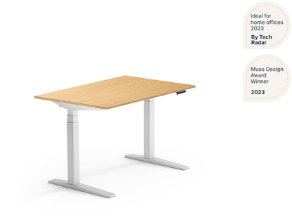 Premium Standing Desk — Bamboo (E7 Pro)