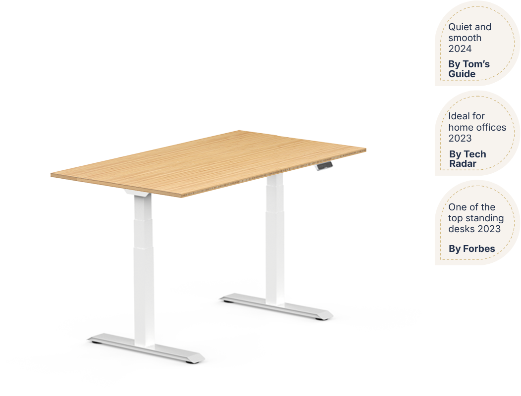 Pro Plus Standing Desk — Bamboo (E7)