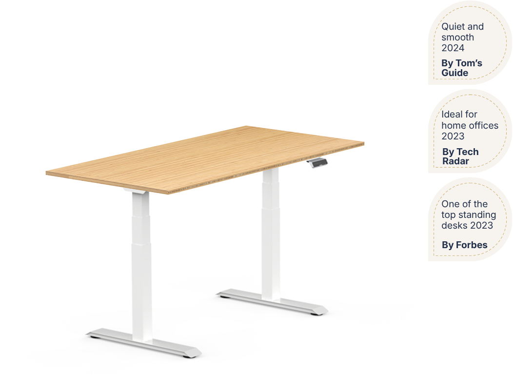 Pro Plus Standing Desk — Bamboo (E7)